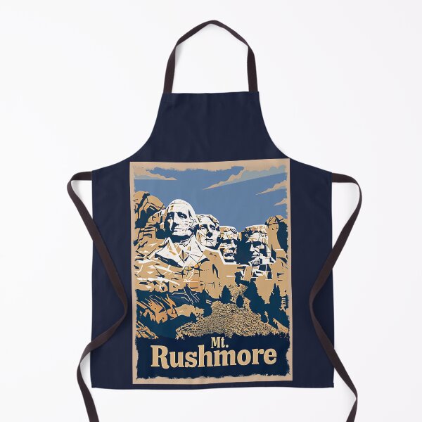 Item preview, Vintage Mt. Rushmore Travel Poster designed and sold by Boddicca.