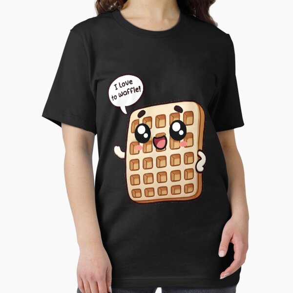 Item preview, Love to Waffle - Funny Talking and Indecisive Waffle Lover designed and sold by Mini Pandas.