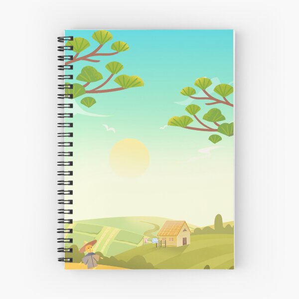 Item preview, Village Scenery designed and sold by Divya-Hirodiya.