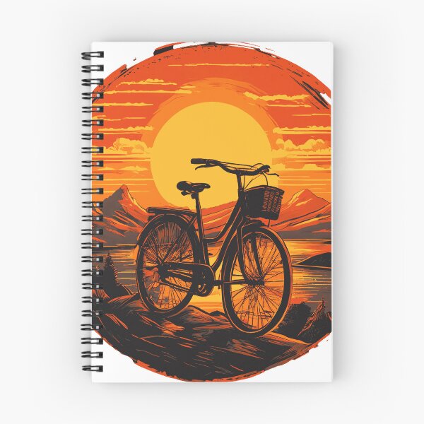 Item preview, Bicicleta vintage contra una pintoresca puesta de sol designed and sold by Z33MA.