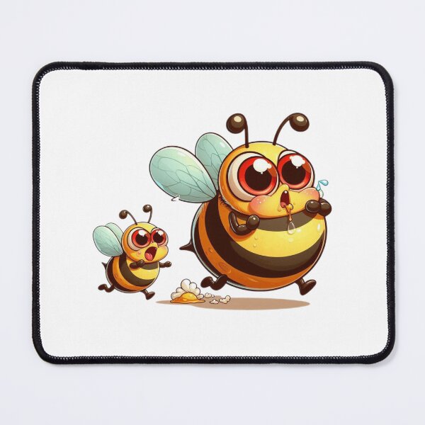 Item preview, baby bee chasing fat bee designed and sold by Constructive27.