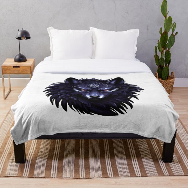 Aperçu de l'œuvre Loup noir créée et vendue par CJdesignStudio.