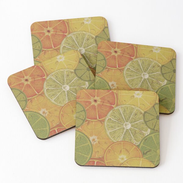Item preview, Juicy Citrus Fruits in Green, Orange and Yellow designed and sold by Lifestyle by Croff.
