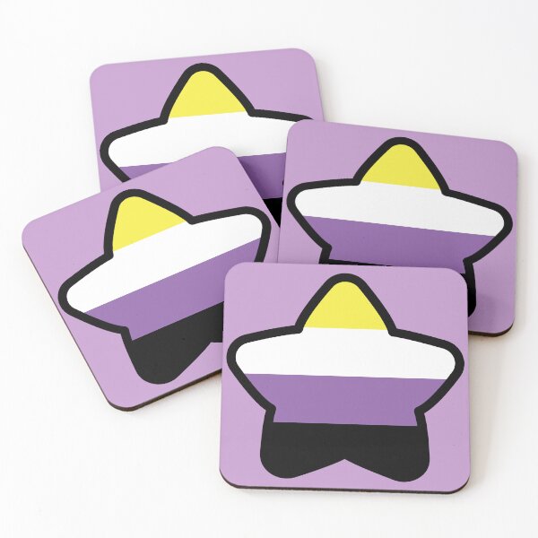 Item preview, Nonbinary Flag Star designed and sold by deadbeatprince-typography.