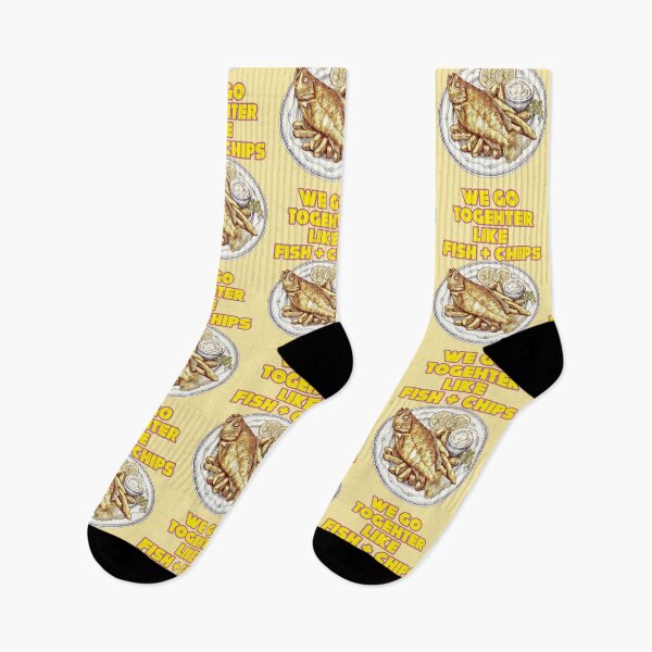 Item preview, We go together like fish and chips designed and sold by Mauswohn.