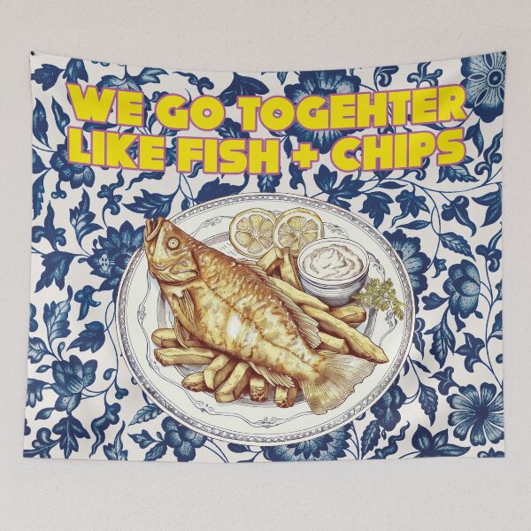 Item preview, We go together like fish and chips designed and sold by Mauswohn.