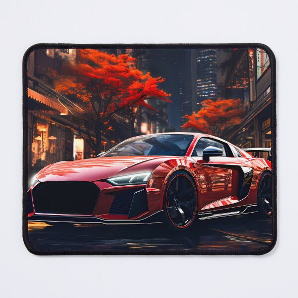 Item preview, Red Audi R8 in the Heart of Tokyo designed and sold by RevUpDesign.