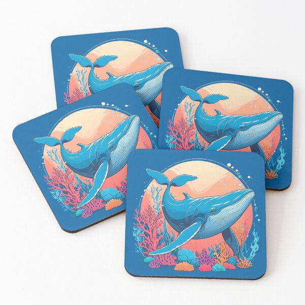 Item preview, Colorful Graphic Design Of A Whale designed and sold by TMBTM.