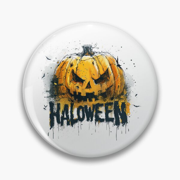 Item preview, TERRIFYING HALOWEEN PUMPKIN WITH HALOWEEN TEXT designed and sold by lunacoco81.