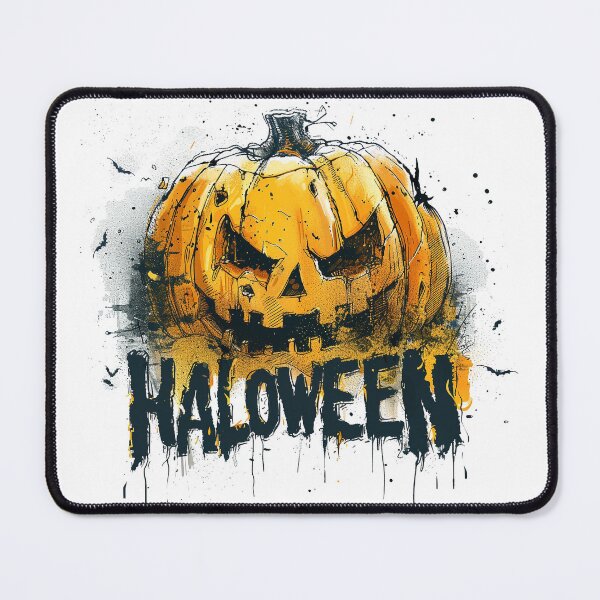 Item preview, TERRIFYING HALOWEEN PUMPKIN WITH HALOWEEN TEXT designed and sold by lunacoco81.