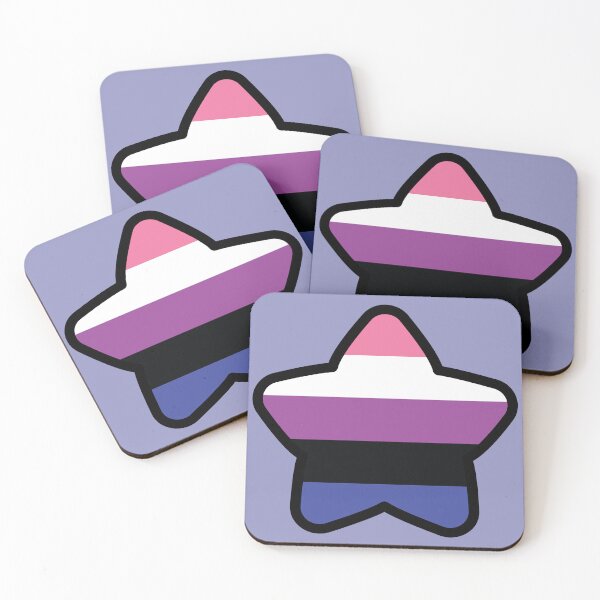 Item preview, Genderfluid Flag Star designed and sold by deadbeatprince-typography.