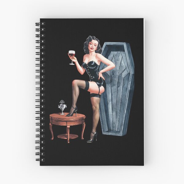 Item preview, Sexy vampire girl Halloween Pinup  designed and sold by BlissfulPrintz.