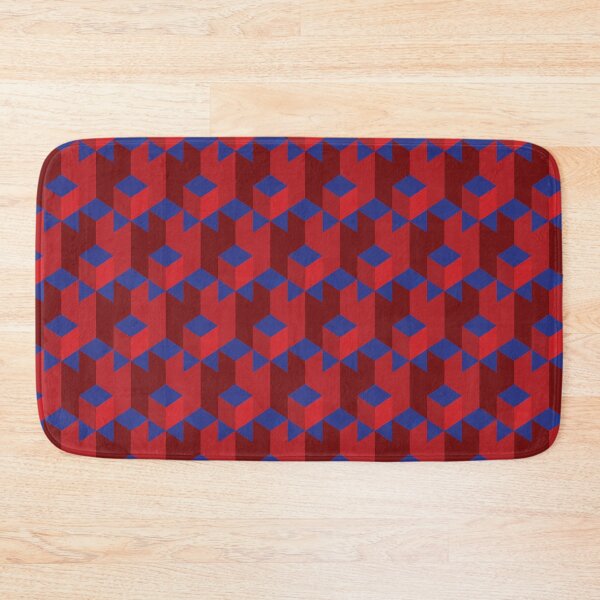 Item preview, Blue and Red Geometric Dream designed and sold by Lifestyle by Croff.
