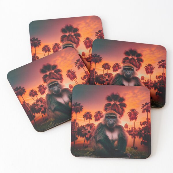 Item preview, Jungle Monkey at Dusk designed and sold by Sillytoe.