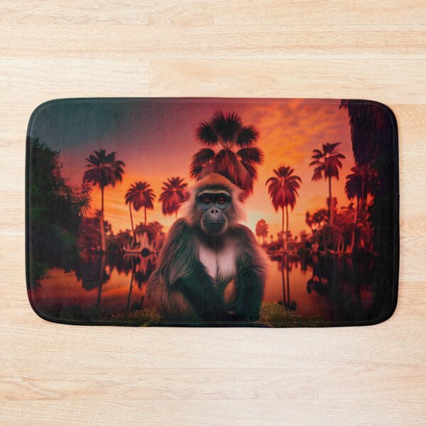Item preview, Jungle Monkey at Dusk designed and sold by Sillytoe.
