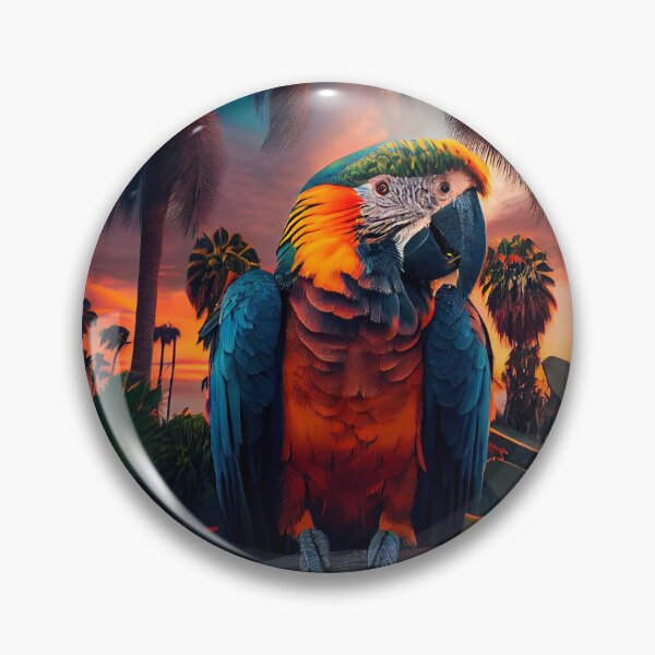 Item preview, Jungle Parrot at Sunset designed and sold by Sillytoe.