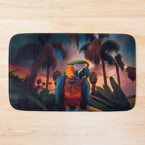 Item preview, Jungle Parrot at Sunset designed and sold by Sillytoe.