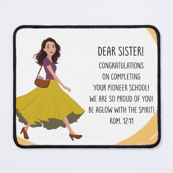 Item preview, JW Pioneer school graduation gift card designed and sold by InkyKidArt.
