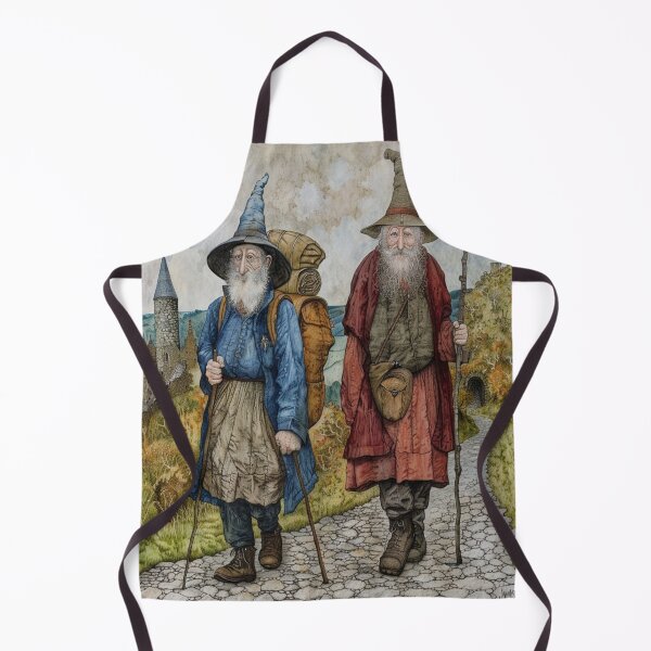 Item preview, Enchanted Journey of Old Wizards Art designed and sold by chimerakenso.
