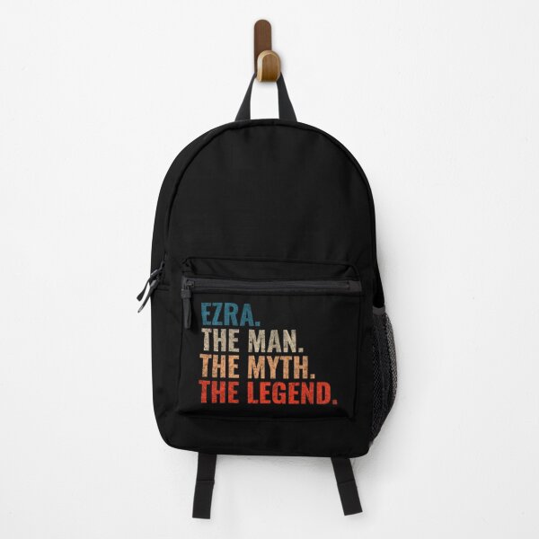 Item preview, Ezra The Man The Myth The legend Ezra Name Retro 70s distress designed and sold by Teelogic.