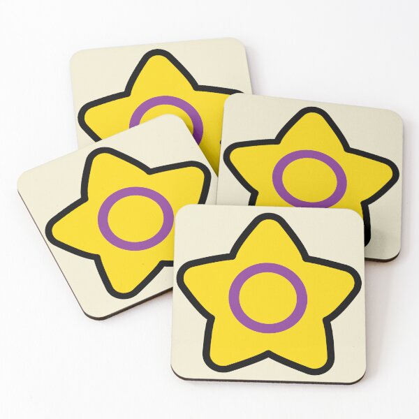 Item preview, Intersex Flag Star designed and sold by deadbeatprince-typography.