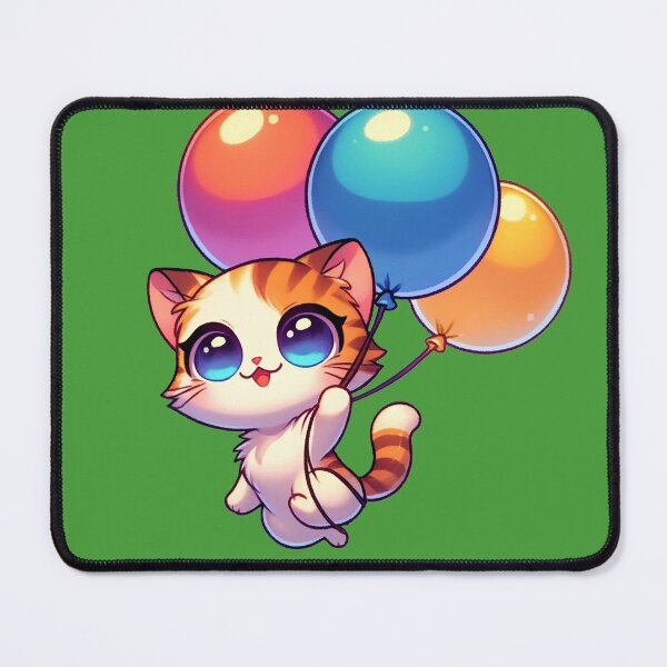 Item preview, Balloon Adventure Kitty designed and sold by FatGiantCat.