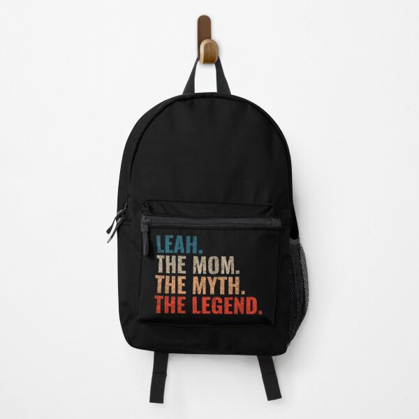 Item preview, Leah The Mom The Myth The Legend Leah Name Retro 70s distress designed and sold by Teelogic.