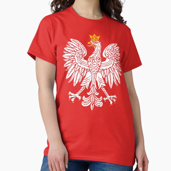 Item preview, Diseño de estilo retro de fútbol de Polonia Eagle polaco designed and sold by PugSwagClothing.