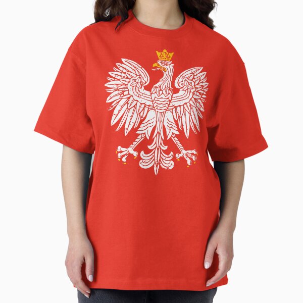 Item preview, Diseño de estilo retro de fútbol de Polonia Eagle polaco designed and sold by PugSwagClothing.