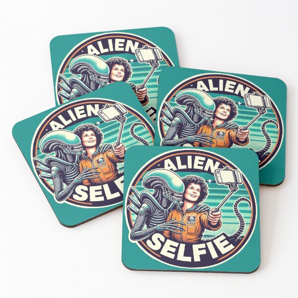 Item preview, Alien Selfie - Ripley and a Xenomorph take a photo designed and sold by Random-Reality.