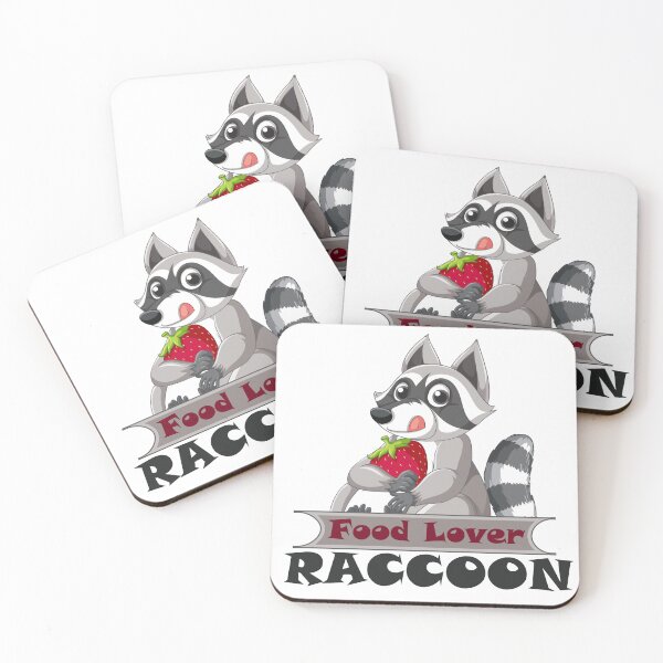 Item preview, Food Lover Raccoon designed and sold by GraphixKing999.