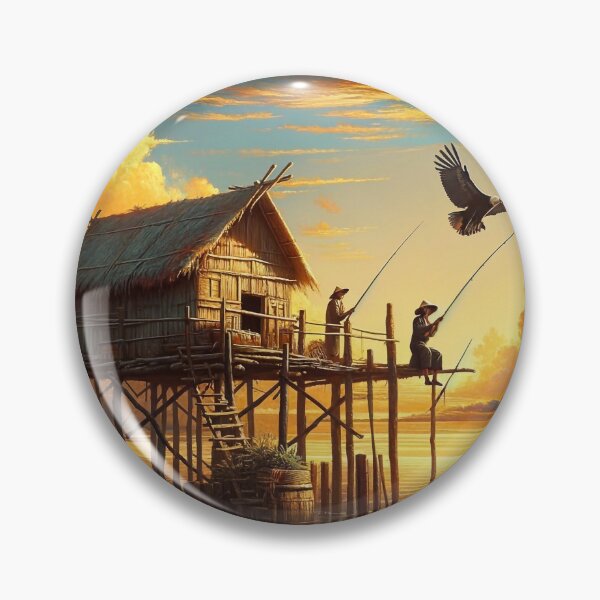 Item preview, Sunset Fishing designed and sold by m-y-A-I-A-R-T-.