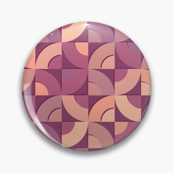 Item preview, Circle graphics with shadow, Burgundy-coral version designed and sold by Alex  Blud.