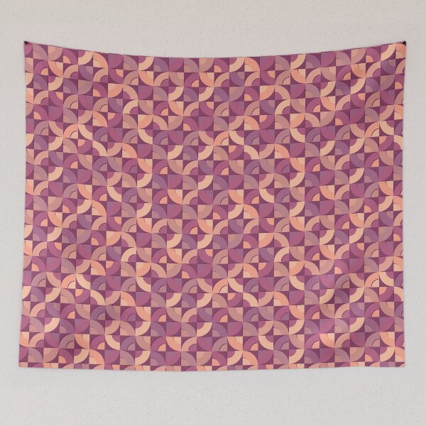 Item preview, Circle graphics with shadow, Burgundy-coral version designed and sold by Alex  Blud.