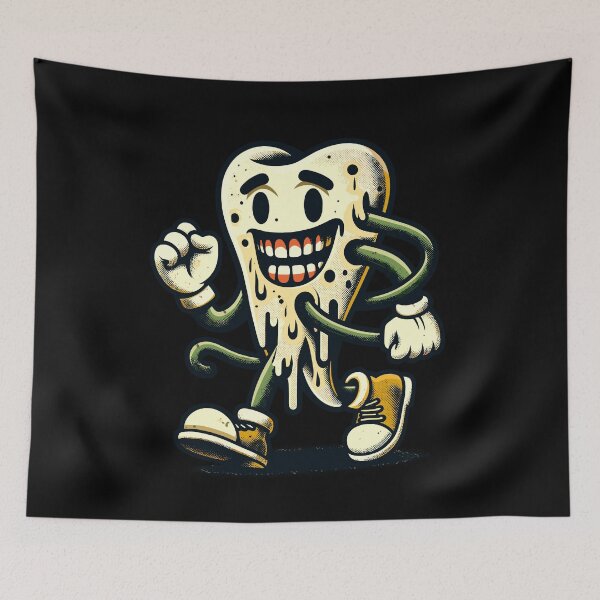 Item preview, Halloween Dental Hygiene Funny Zombie Tooth designed and sold by LuminOrb.