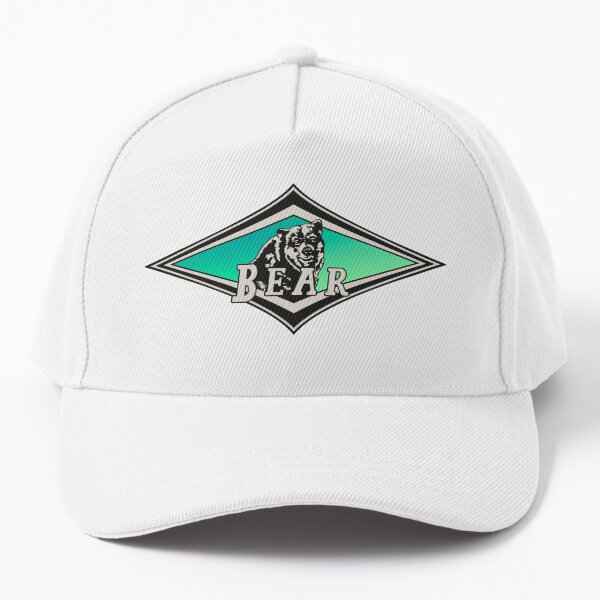 Aperçu de l'œuvre Vintage surf ours mousse de mer aqua vert grand mercredi culte planche de surf surf logo diamant rétro t-shirt  créée et vendue par Kludoman.
