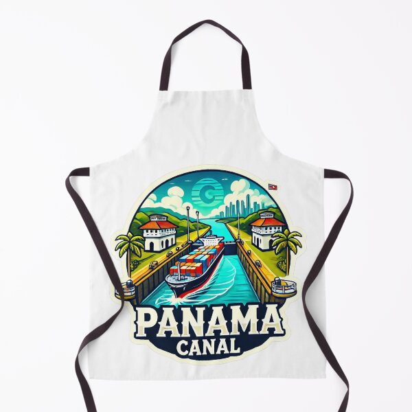 Item preview, Panama Retro Panama Canal Travel Poster Travel Sticker - Vintage Minimal Style designed and sold by pod24.