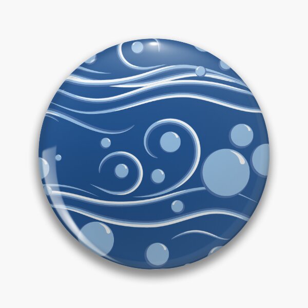 Item preview, Water Bubbles, Dark Blue Version designed and sold by Alex  Blud.