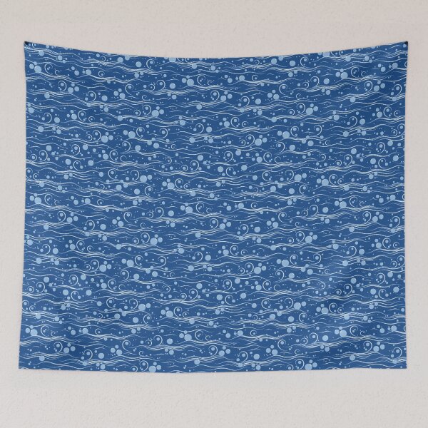 Item preview, Water Bubbles, Dark Blue Version designed and sold by Alex  Blud.