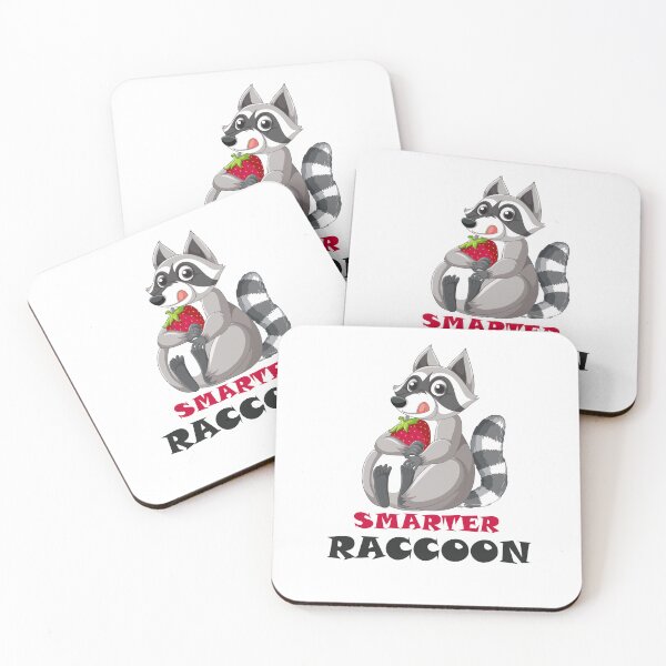 Item preview, Foodie and Smarter Raccoon designed and sold by GraphixKing999.