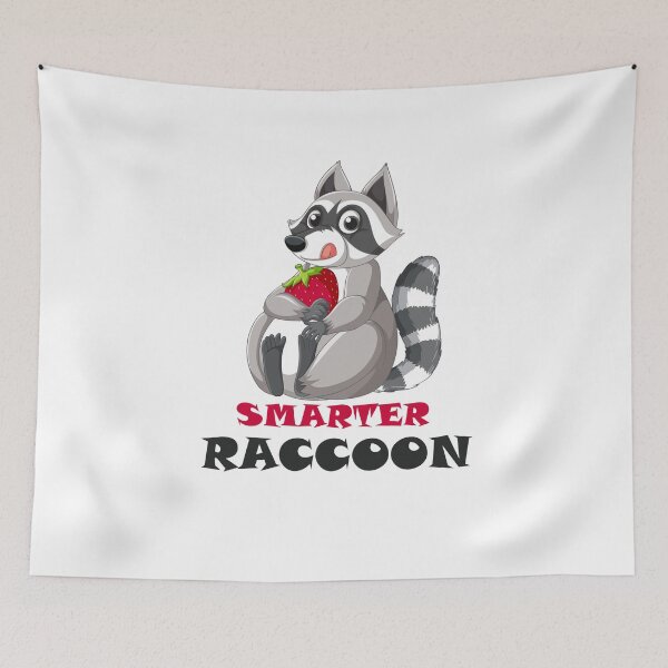 Item preview, Foodie and Smarter Raccoon designed and sold by GraphixKing999.