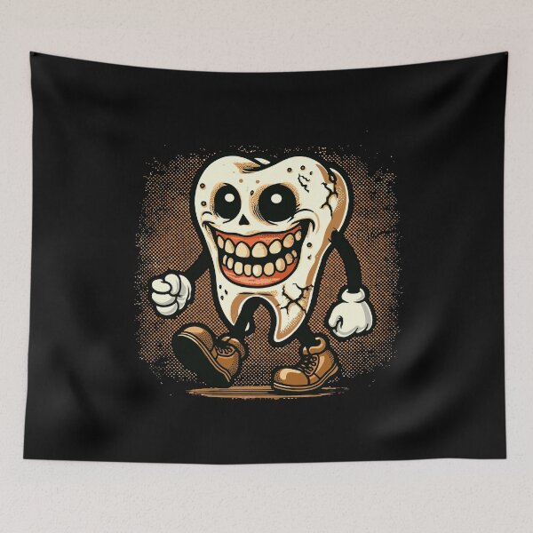 Item preview, Halloween Dental Hygiene Funny Zombie Tooth designed and sold by LuminOrb.