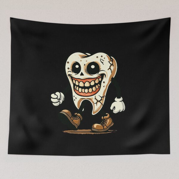 Item preview, Halloween Dental Hygiene Funny Zombie Tooth designed and sold by LuminOrb.