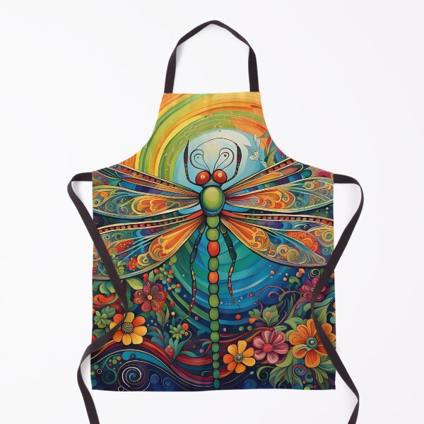 Item preview, Dragonfly 60's Flower Power designed and sold by druidwolfart.