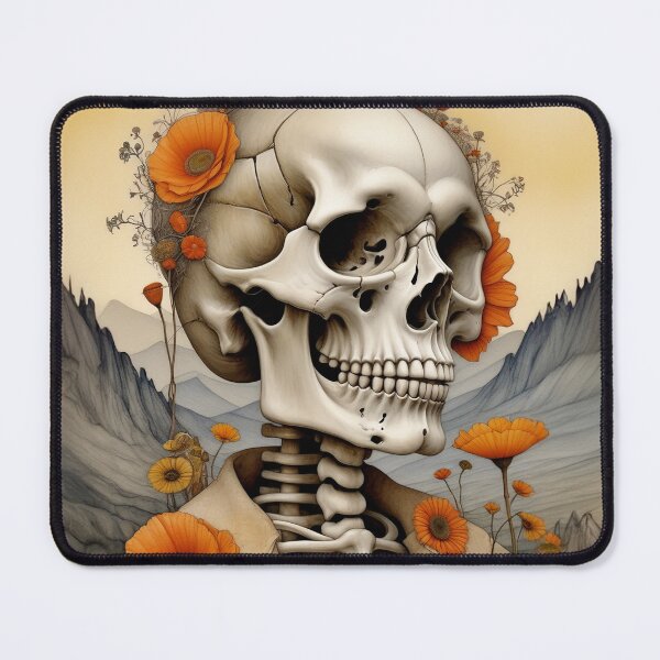 Artikelvorschau, Skull and Flowers entworfen und verkauft von Henri Banks.