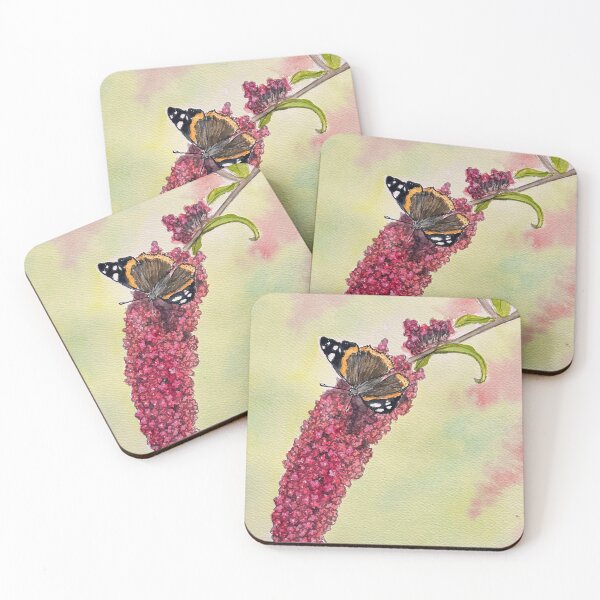 Item preview, Red Admiral on a Buddleia designed and sold by TheArtery2010.