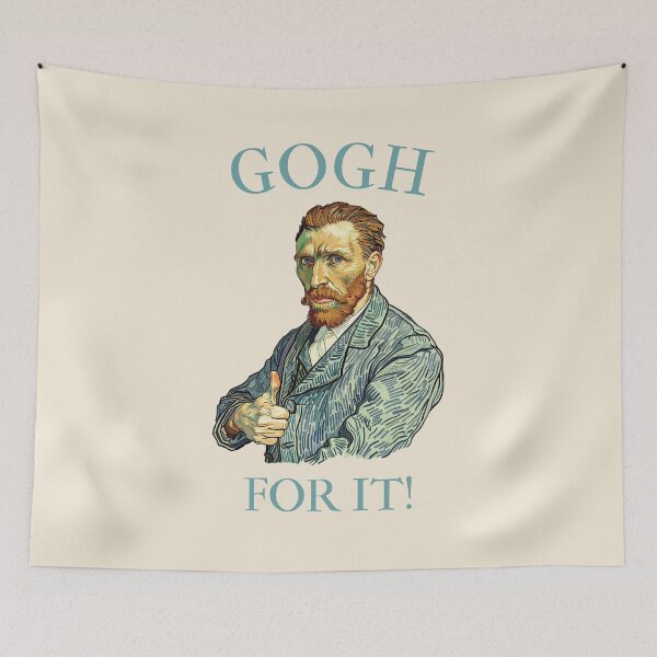 Item preview, Gogh for it! Funny Van Gogh Joke designed and sold by Beltschazar.