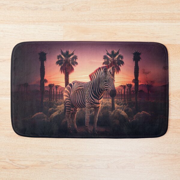 Item preview, Jungle Zebra at Sunset designed and sold by Sillytoe.