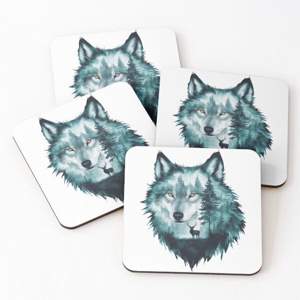 Item preview, Wolf designed and sold by Playful Strokes pom@pom.
