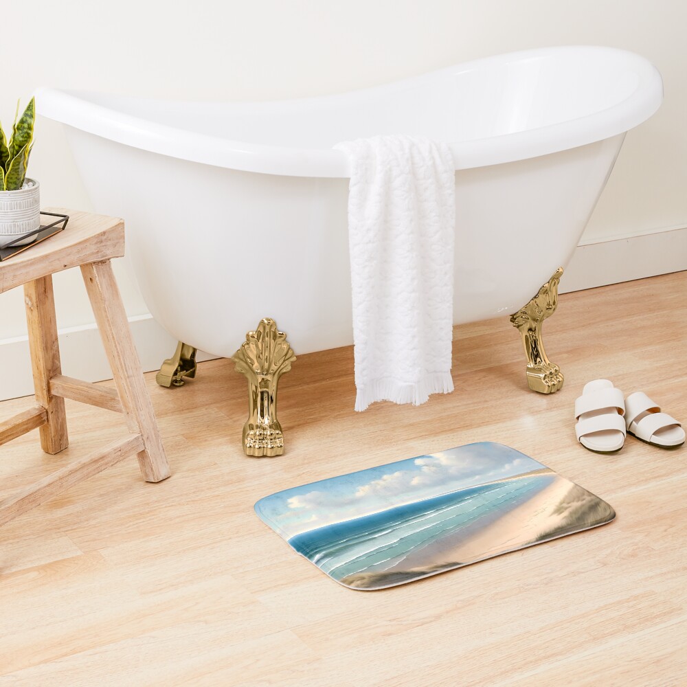 Vista previa del artículo con la obra «Alfombra de baño», diseñado y vendido por MastersInColor.